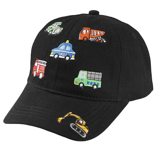 SEAUR Basecap Kinder Jungen Mädchen 3-8 Jahre Cartoon Kappe Verstellbar Baseball Cap Baumwolle Baseballkappe Kleinkind Cappy Kappi 52-54CM von SEAUR
