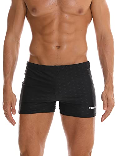 SEAUR Bedeshorts Badehose Herren Kurz Eng Slip Schwimmhose Schnell Trocknend Wassersport Classic Swimming Trunks Swim Briefs Training Strand Pool - 5XL von SEAUR