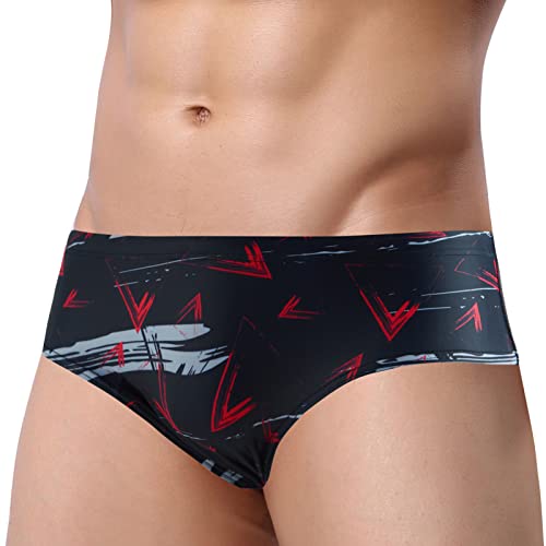 SEAUR Bedeshorts Badehose Herren Kurz Eng Slip Schwimmhose Schnell Trocknend Wassersport Classic Swimming Trunks Swim Briefs Training Strand Pool - 5XL von SEAUR