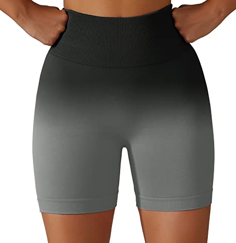 SEAUR Damen Hohe Taille Nahtlose Leggings Blickdichte Hosen Elastisch Atmungsaktiv Shorts für Pilates Tranning Radfahren von SEAUR