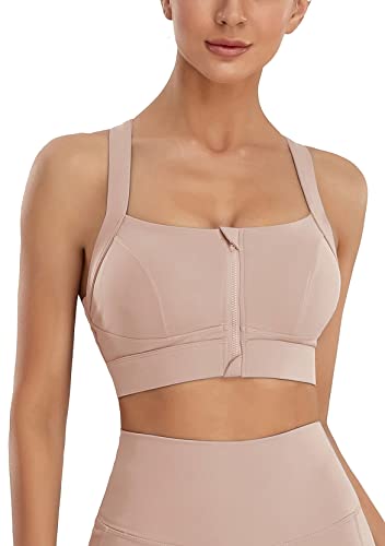 SEAUR Damen Sports BH Gepolsterte Yoga BH mit Kreuz Hinterbänder Höhe Impact Fitness BH für Boxen Training Laufen Rosa XL SEAUR Damen Sports BH Gepolsterte Yoga BH mit Kreuz Hinterbänder Höhe Impact Fitness BH für Boxen Training Laufen Rosa XL von SEAUR