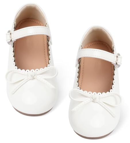 SEAUR Flache Mary Jane Schuhe Mädchen Schulschuhe Weiße Leder Strap Lässig Mary Jane Mädchen Party Urlaub 22 EU SEAUR Flache Mary Jane Schuhe Mädchen Schulschuhe Weiße Leder Strap Lässig Mary Jane Mädchen Party Urlaub 22 EU von SEAUR