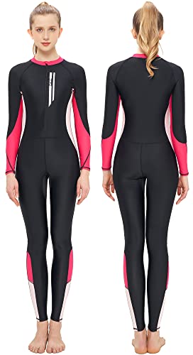 SEAUR Ganzkörper Badeanzug Damen UPF 50+ Rash Guard Lange Beine und Arme Schwimmanzug Slim Fit Sonnenschutz Reißverschluss Bademode - L SEAUR Ganzkörper Badeanzug Damen UPF 50+ Rash Guard Lange Beine und Arme Schwimmanzug Slim Fit Sonnenschutz Reißverschluss Bademode - L von SEAUR