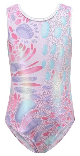 SEAUR - Kinder Turnanzug Ärmellos Mädchen Gymnastikanzug Klein Kind Trikot Gymnastik Klassisch Tanzen Kleidung Ballet Yoga Kleid 13-14 Jahre von SEAUR