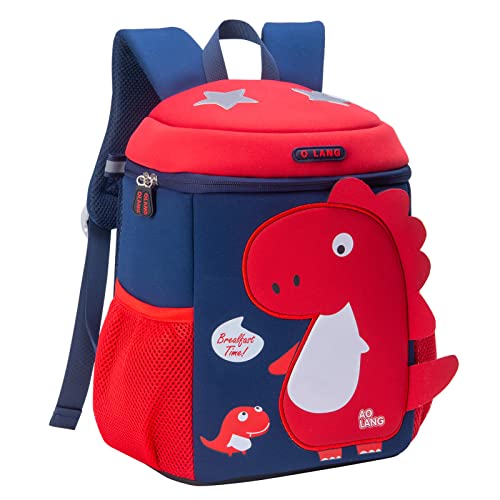 SEAUR Kindergartenrucksack Jungen Mädchen Klein Rucksack Kindergarten Vorschule Wasserdicht Kita Rucksack Kinderrucksack mit Brust Gurt Kleinkind Schultasche 26 * 15 * 33cm 13L - 3-10 Jahre von SEAUR