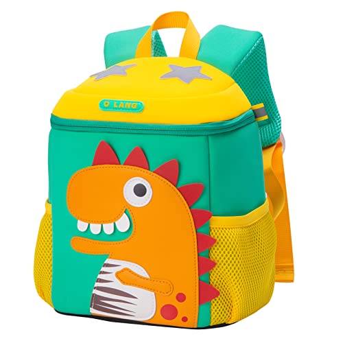 SEAUR Kinderrucksack Klein mit Brust Gurt Jungen Mädchen Rucksack Kindergarten Vorschule Wasserdicht Kindergartenrucksack Kleinkind Kita Rucksack Dinosaurier 23 * 13 * 28cm 8,5L - 3-8 Jahre von SEAUR