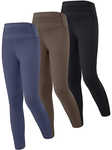 SEAUR Mädchen Leggings Sporthose Lang Laufhose Yogahose Jogginghose Eng Sportlich Trainninghose - 130(122-128) von SEAUR