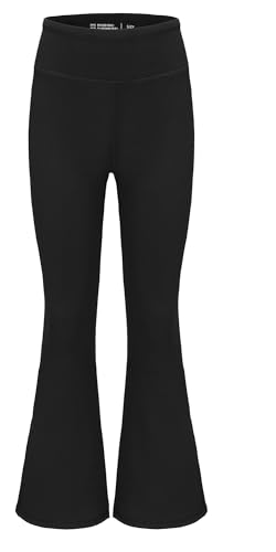 SEAUR Mädchen Thermo Leggings Bootcut Schlaghose Gefütterte Fleece Winterhose Warme Sporthose Flared Leggings - 150(EU 146) von SEAUR