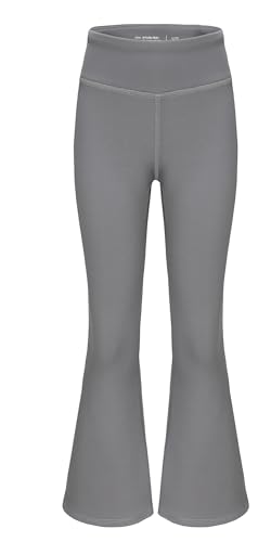 SEAUR Mädchen Thermo Schlaghose Leggings Gefütterte Fleece Sporthose Warme Winterhose Bootcut Flared Leggings - 160(152-158) von SEAUR