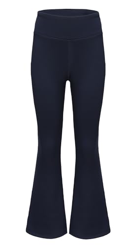 SEAUR Mädchen Winter Leggings Flared Bootcut Winterhose Thermo Schlaghose Gefütterte Fleece Leggings Sporthose - 140(134-140) von SEAUR