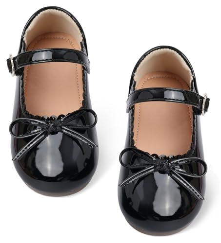 SEAUR Prinzessin Hochzeit Schuhe Kleinkind Party Flache Mary Jane Leder Schwarz Mädchen Kleid Schuhe Süßes 24 EU SEAUR Prinzessin Hochzeit Schuhe Kleinkind Party Flache Mary Jane Leder Schwarz Mädchen Kleid Schuhe Süßes 24 EU von SEAUR