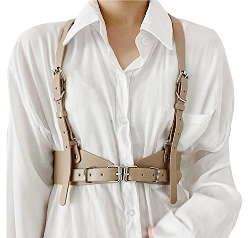 SEAUR Punk Leder Harness Taille Bein käfigbetten Geschirr Gothic Strumpfband Gürtel für Damen von SEAUR