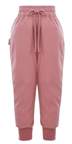 SEAUR Schneehose Kinder Mädchen Jungen Winddicht Daunenhose Dick Warm Winterhose Winter Outdoorhose Leicht Skihose - 150(EU 140-146) von SEAUR