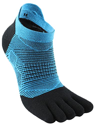 SEAUR Socken Damen 39-42 Kurz Sneaker Socken Blau Sportsocken Baumwolle Kurzsocken Herren Zehensocken von SEAUR