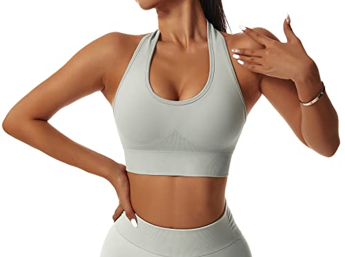 SEAUR Sport BH Damen Gepolstert Ohne Bügel Starker Halt Sport Bra Große Brüste Fitness Bustier von SEAUR