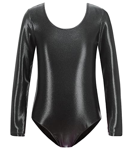 SEAUR - Turnanzug Mädchen Langarm Kinder Gymnastikanzug Klassisch Trikot Gymnastik Tanzen Kleidung Ballet Yoga Kleid für Klein Kind 3-16 Jahre - 110/116 7-8 Jahre von SEAUR