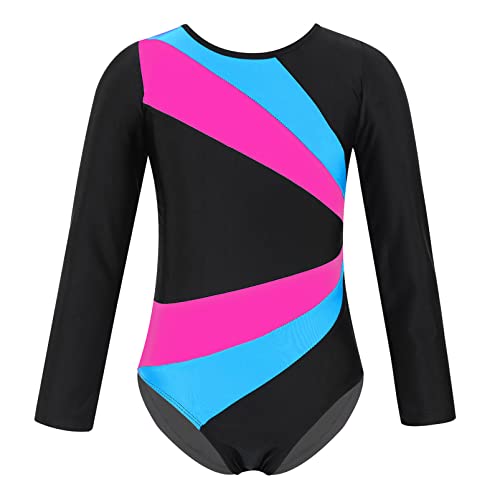 SEAUR - Turnanzug Mädchen Langarm Schwarz Kinder Gymnastikanzug 128 Tanzen Ballet Yoga Kleidung Klassisch Trikot Gymnastik 5-6 Jahre SEAUR - Turnanzug Mädchen Langarm Schwarz Kinder Gymnastikanzug 128 Tanzen Ballet Yoga Kleidung Klassisch Trikot Gymnastik 5-6 Jahre von SEAUR