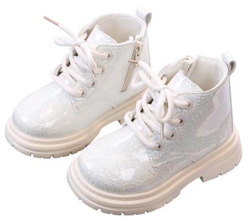 SEAUR Winter Mädchen Kurzstiefel Herbst Stiefeletten Kinder Reiten Leichte Schnürstiefel Weite 24 EU von SEAUR