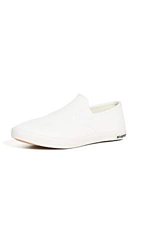 SEAVEES Damen Baja Slip on Classic Sneaker, Weiß, 38 EU von SEAVEES