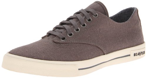 Seavees Herren Hermosa Classic Sneaker, Zinn Grey Vintage Wash Linen, 44.5 EU von SEAVEES