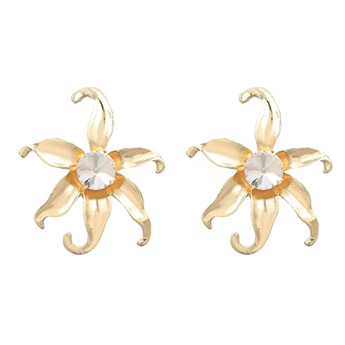 Blumenohrringe, Blumenohrring für Party, Hochzeit, Kristall, Statement-Brautschmuck, Blumenohrring Blumenohrringe, Blumenohrring für Party, Hochzeit, Kristall, Statement-Brautschmuck, Blumenohrring von SEAYACK
