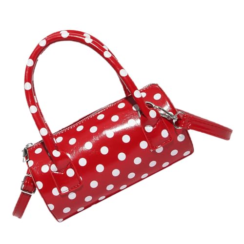 Geometrische Crossbody Bag Leichte PU Schulter Geldbörse Einstellbare Gurt Für Arbeitsreise Essentials Trendy Punktbeutel von SEAYACK