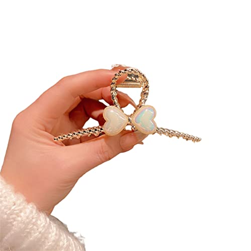 Haarspangen aus Legierung mit Bär, Herz, Sternform, Dekor-Haarspangen für Damen, dickes Haar, Premium-Kiefer-Clips für dickes Haar von SEAYACK