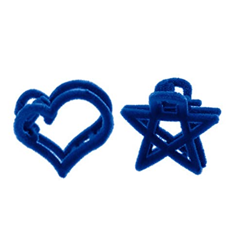 Kleine Haarspange mit Stern und Herzform, dekorative Haarspangen für Damen, dicke Haarklammern für dickes Haar von SEAYACK