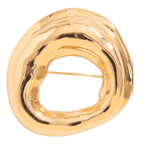 Leichte Gold Oder Weiß K Legierung Brosche Mit Trendigem Ausschnittsdesign Revers Pin Schmuck Für Modelauffrauen von SEAYACK