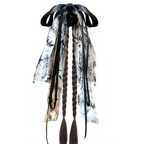 Mädchen Haarstück Curly Perücken Haarverlängerungen Foto Requisiten Freizeit Chignons Pferdeschwanz Haarextensions Cosplay Lieferungen von SEAYACK