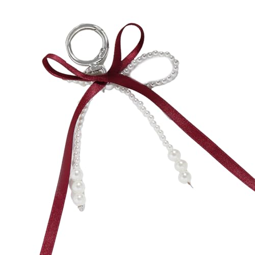 SEAYACK BOWS Schlüsselbeutel Zauber Für Frauen Geldbeutel Handtasche Rucksack Anhänger Autoschlüsselring Ästhetischer Schlüsselbund Charme von SEAYACK