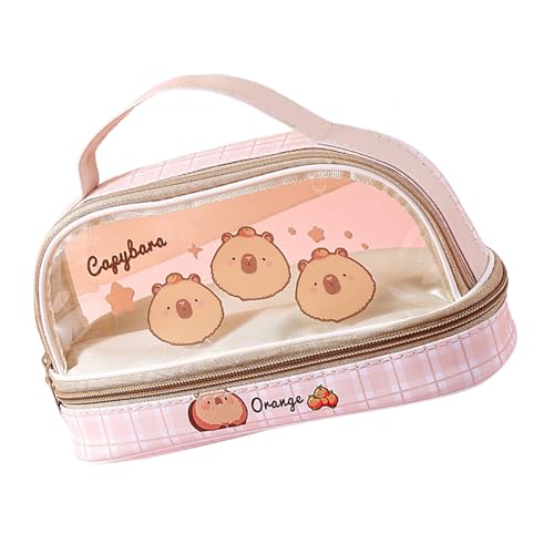 SEAYACK Cartoon Capibala Bleistiftbeutel Große Kapazität Bleistift Gehäuse Ästhetische Stiftkoffer Make Up Tasche Clear Pen Bag Bleistift Organisatoren SEAYACK Cartoon Capibala Bleistiftbeutel Große Kapazität Bleistift Gehäuse Ästhetische Stiftkoffer Make Up Tasche Clear Pen Bag Bleistift Organisatoren von SEAYACK