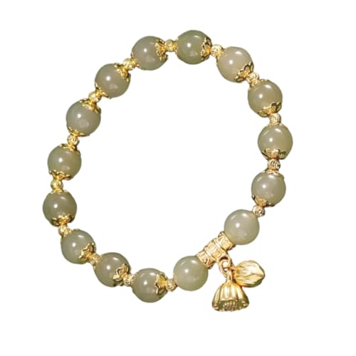 SEAYACK Elastisches Damen-Armband, Lotusblumen-Anhänger, Handkette mit Glasperlen, Schmuck für Geburtstage und Valentinstag SEAYACK Elastisches Damen-Armband, Lotusblumen-Anhänger, Handkette mit Glasperlen, Schmuck für Geburtstage und Valentinstag von SEAYACK