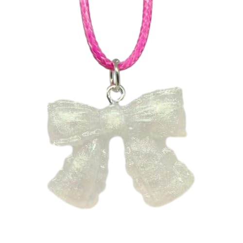 SEAYACK Elegante Schleifen-Halskette, Kristall-Schleife, Schlüsselbeinkette, zierlicher Choker-Halskette, Schmuck für Damen, Mädchen, Teenager, Harz SEAYACK Elegante Schleifen-Halskette, Kristall-Schleife, Schlüsselbeinkette, zierlicher Choker-Halskette, Schmuck für Damen, Mädchen, Teenager, Harz von SEAYACK