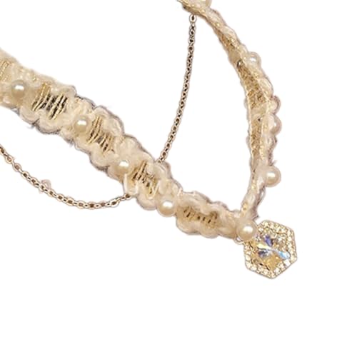 SEAYACK Elegante Weihnachtsschneeflockenkette, Zirkon-Anhänger, Halskette, Schmuck-Accessoire für festliche Outfits SEAYACK Elegante Weihnachtsschneeflockenkette, Zirkon-Anhänger, Halskette, Schmuck-Accessoire für festliche Outfits von SEAYACK