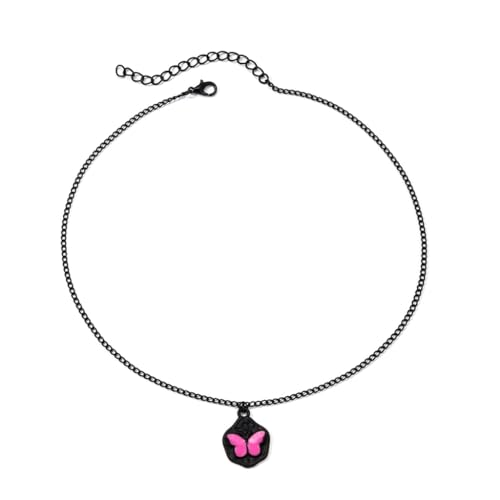 SEAYACK Halskette mit Fledermaus-Anhänger, Gothic, verstellbar, Gothic, Punk, Party-Schmuck für Frauen und Mädchen, Metall SEAYACK Halskette mit Fledermaus-Anhänger, Gothic, verstellbar, Gothic, Punk, Party-Schmuck für Frauen und Mädchen, Metall von SEAYACK