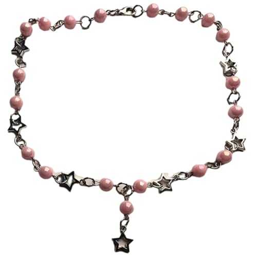 SEAYACK Handgefertigter Gothic-Rosenkranz-Halsreif, einzigartig, modisch, Retro-inspiriert, Schmuck, Schlüsselbein-Kettenanhänger für Damen, Cross pendant, Metall von SEAYACK