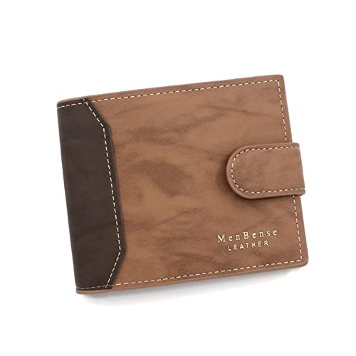 SEAYACK Herren Geldbörse Visitenkartenetui für Männer Kurze Geldbörse PU Leder Geldtasche für Männer Kreditkarten Geldbörsen, helles kaffebraun SEAYACK Herren Geldbörse Visitenkartenetui für Männer Kurze Geldbörse PU Leder Geldtasche für Männer Kreditkarten Geldbörsen, helles kaffebraun von SEAYACK