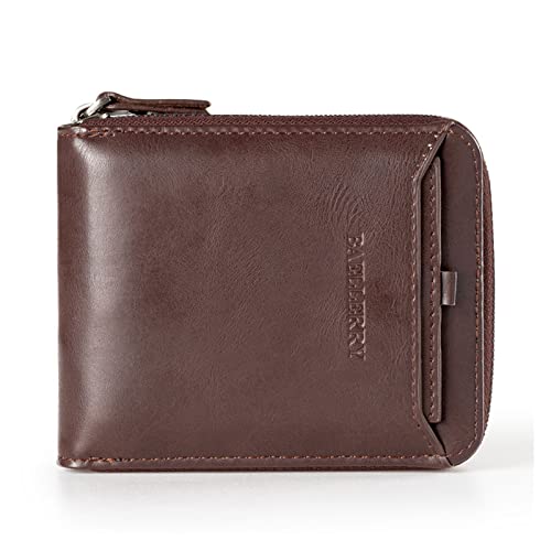 SEAYACK Kurze Geldbörse für Herren, Vintage-Stil, Business-Münzgeldbörse, PU-Leder, violett, Horizontal SEAYACK Kurze Geldbörse für Herren, Vintage-Stil, Business-Münzgeldbörse, PU-Leder, violett, Horizontal von SEAYACK