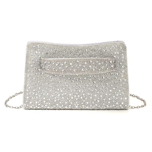 SEAYACK Sparke Strasssteine ​​Abendhandtaschen Clutches Für Frauen Umhängetasche Trendy Crossbody Bag Crystal Clutches Geldbörsen Resszensteine ​​Abendhandtaschen von SEAYACK