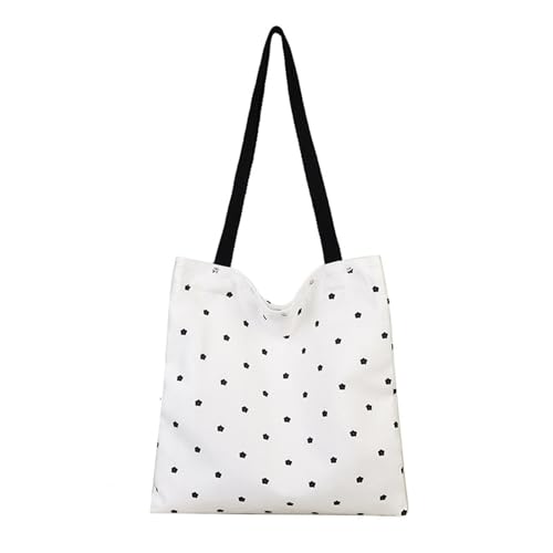 SEAYACK Stilvolle Blumensticktasche Mit Mehreren Taschen Praktische Leinwand Handtasche Leichte Alltagskaltrichtung Blumen Achselhöhlen Tasche Für Frauen von SEAYACK