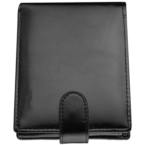 SEAYACK Stilvolle Herren-Geldbörse aus PU-Leder mit mehreren Kartenfächern und Münzfach zum Organisieren Ihrer Gegenstände, Schwarz von SEAYACK