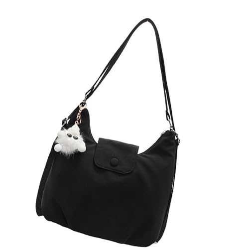 SEAYACK Stilvoller Rucksack Und Umhängetaschen PU Mehrkompartiment Design Für Arbeiten Pendler Reise Wichtige PU Tasche Mit Dekorativen Anhängern von SEAYACK