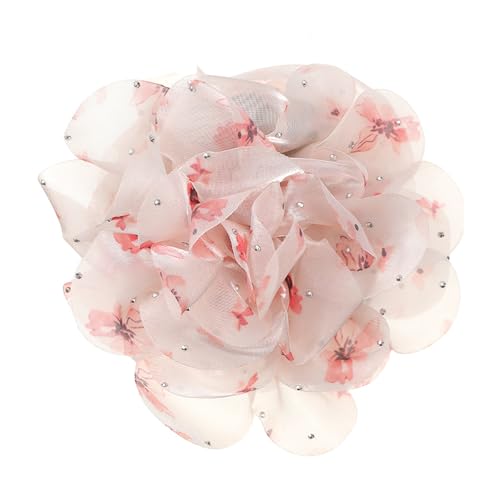 Verstellbare Haarspange mit Blumenmuster für Damen, bruchsichere Haarspangen mit natürlichen Modestilen, für den täglichen Gebrauch von SEAYACK