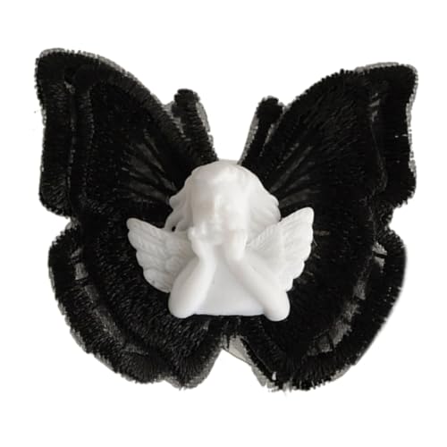 Vintage Dunkle Haarnadel Steampunk Skelett für Kopf Haarspange für Schmetterling Kopfschmuck Haarschmuck für Performance von SEAYACK