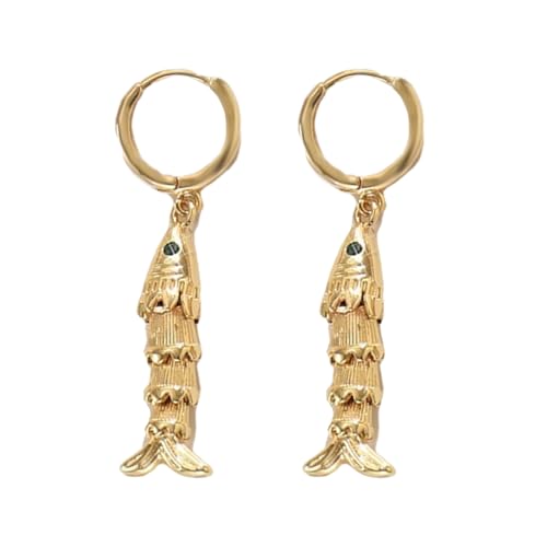 Zarte Fischohrringe Elegante Dangle Ohrringe Die Komfort Und Stile Für Tägliche Verschleiß Und Strandferien Leichten Dangle Ohrringe Anbieten von SEAYACK