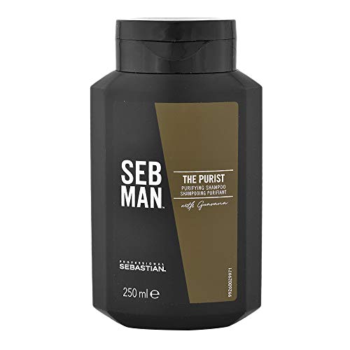 Seb Man The Purist - Shampoo für Haar und Kopfhaut - Anti-Schuppen-Effekt - Für trockene Kopfhaut - 1 x 250ml von SEBASTIAN