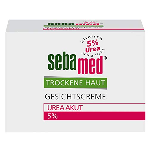 Sebamed Trockene Haut Gesichtscreme Urea Akut 5 Prozent, für Männer und Frauen, lindert spürbar Spannungsgefühl und Rauigkeit und hilft, die Feuchtigkeitsbalance der Haut wieder herzustellen von Sebamed