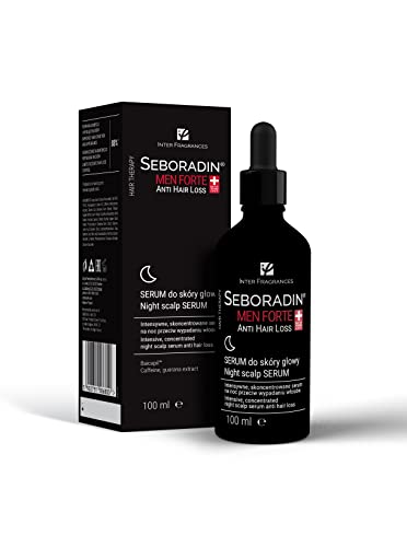 Seboradin Serum Gegen Haarausfall Für Herren Nacht Haarserum Haarverlust Haarwachstum Für Männer Vitamine Natürliche Extrakte Haar Kopfhaut Pflege Haarwuchsmittel Haarpflege 100 ml Men Forte von SEBORADIN