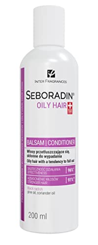 Seboradin Spülung Für Fettiges Ausfallendes Haar Conditioner Haarausfall Schuppen Psoriasis Ekzem Schuppenflechte Für Frauen Männer Kopfhaut Pflege 200 ml Oily Hair von SEBORADIN